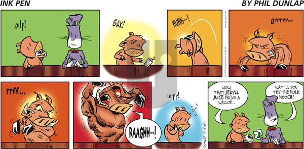 Ink Pen on Wednesday July 18, 2007 Comic Strip