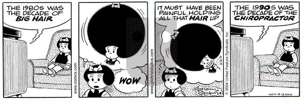 Nancy on Thursday November 4, 2004 Comic Strip