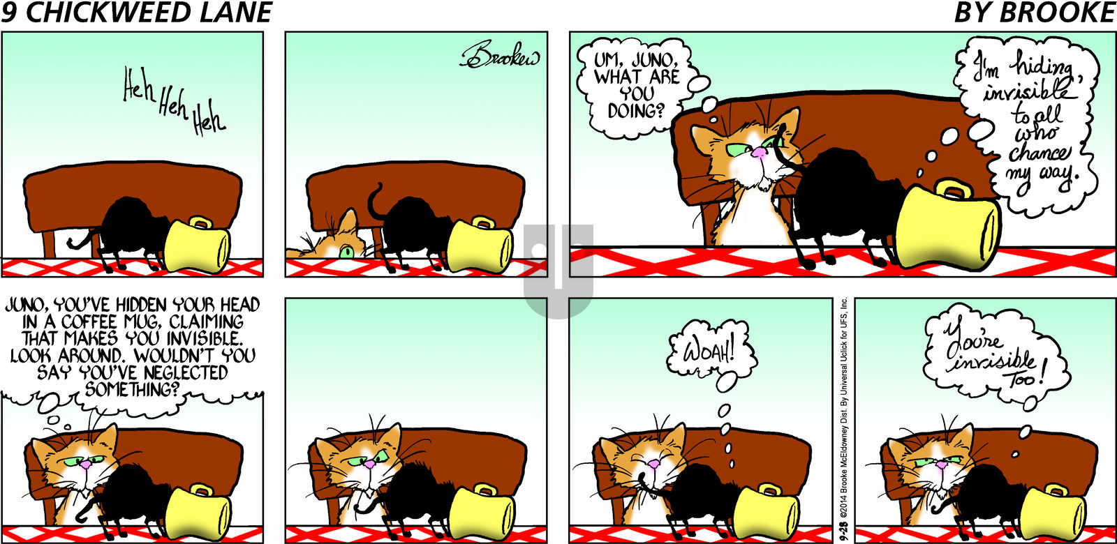 9 Chickweed Lane on Sunday September 28, 2014 Comic Strip