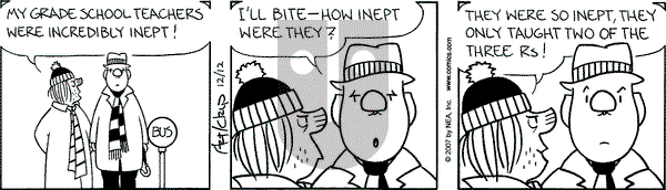 The Born Loser on Wednesday December 12, 2007 Comic Strip