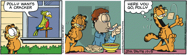 Garfield - Saturday October 13, 2007 Comic Strip