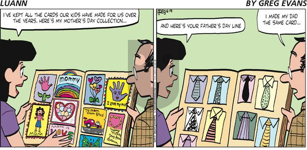 Luann on Sunday June 19, 2016 Comic Strip