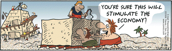 Frank and Ernest on Monday February 16, 2009 Comic Strip