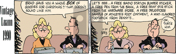Luann on Friday December 25, 2009 Comic Strip