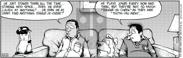 Get Fuzzy on Saturday August 4, 2001 Comic Strip