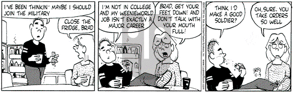 Luann on Tuesday October 9, 2001 Comic Strip