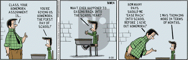 Grand Avenue on Wednesday August 30, 2023 Comic Strip