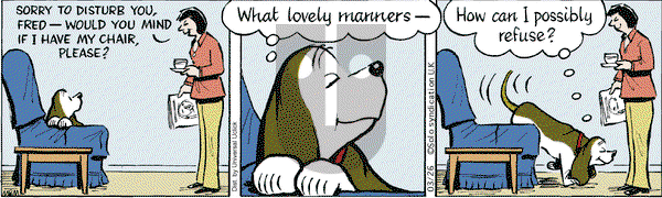 Fred Basset on Thursday March 26, 2015 Comic Strip
