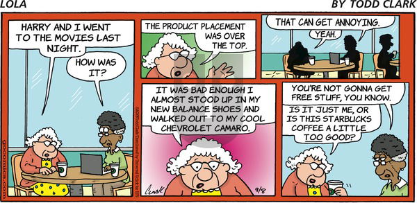Lola on Sunday September 8, 2013 Comic Strip