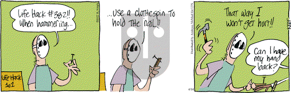 The Knight Life on Friday April 14, 2017 Comic Strip