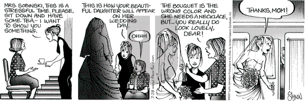 For Better or For Worse on Saturday July 28, 2001 Comic Strip