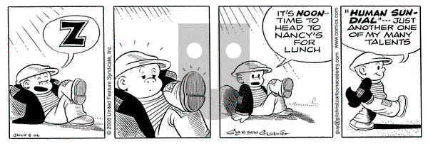 Nancy on Saturday July 8, 2006 Comic Strip