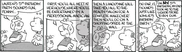 Drabble on Tuesday April 6, 1999 Comic Strip