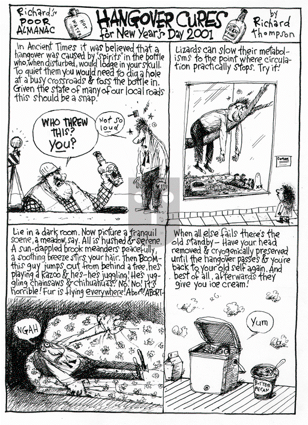 Richard's Poor Almanac on Friday January 1, 2016 Comic Strip