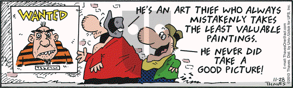 Frank and Ernest on Thursday November 28, 2013 Comic Strip