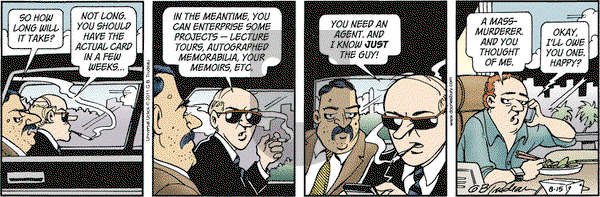 Doonesbury on Monday August 15, 2011 Comic Strip