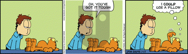 Garfield on Saturday January 17, 2015 Comic Strip