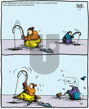 In the Bleachers on Wednesday January 7, 2015 Comic Strip