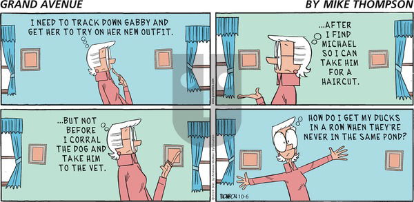 Grand Avenue - Sunday October 6, 2024 Comic Strip