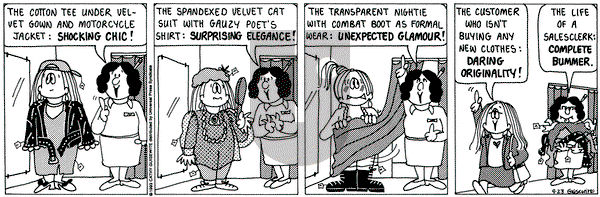 Cathy Classics on Thursday September 23, 1993 Comic Strip
