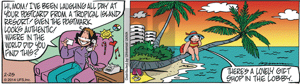 Rose is Rose on Tuesday February 25, 2014 Comic Strip