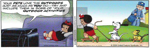 Nancy on Wednesday October 15, 2008 Comic Strip