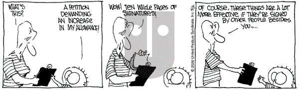 The Buckets on Saturday May 6, 2000 Comic Strip