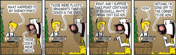 Cow and Boy Classics on Tuesday December 23, 2008 Comic Strip