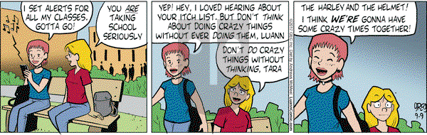 Luann on Saturday September 9, 2017 Comic Strip