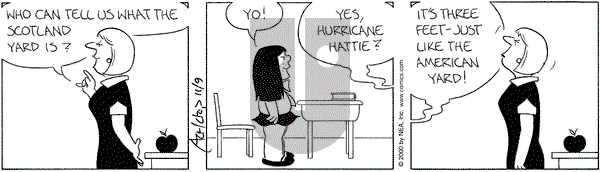The Born Loser on Tuesday November 21, 2000 Comic Strip