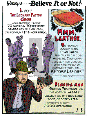 Ripley's Believe It or Not - Saturday February 8, 2025 Comic Strip