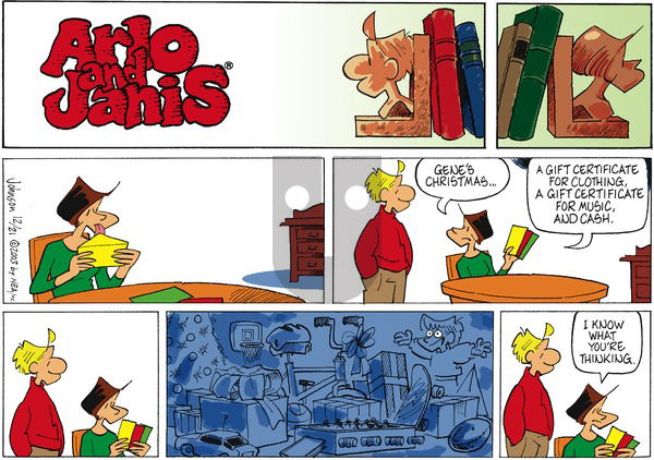 Arlo and Janis on Sunday December 21, 2003 Comic Strip