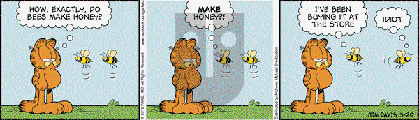 Garfield on Tuesday March 20, 2018 Comic Strip