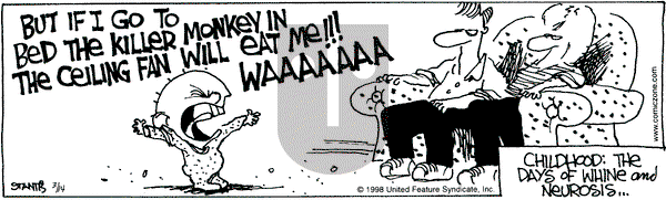 The Buckets on Saturday March 14, 1998 Comic Strip