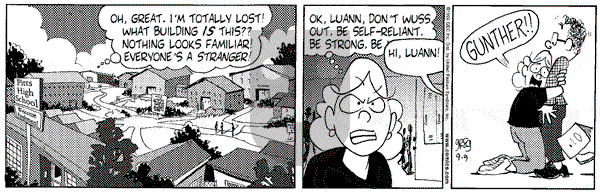 Luann on Thursday September 9, 1999 Comic Strip