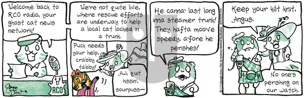 Breaking Cat News on Friday October 19, 2018 Comic Strip