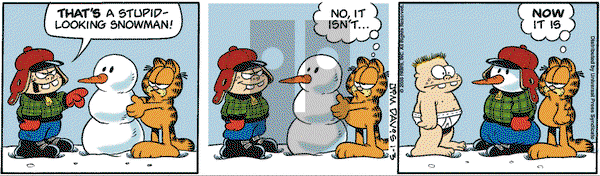 Garfield - Thursday January 3, 2008 Comic Strip