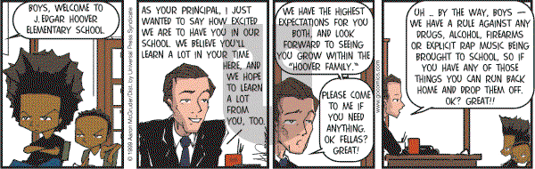 The Boondocks on Tuesday September 5, 2006 Comic Strip