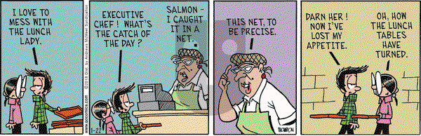 Grand Avenue on Monday January 22, 2018 Comic Strip