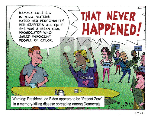 Ted Rall - Wednesday August 7, 2024 Comic Strip