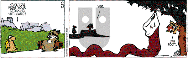 Over the Hedge on Monday December 24, 2012 Comic Strip