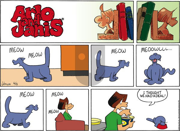 Arlo and Janis on Sunday June 15, 2014 Comic Strip