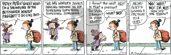 Cul de Sac on Monday December 14, 2009 Comic Strip