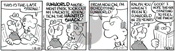 Drabble on Wednesday January 8, 2003 Comic Strip