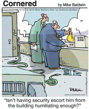 Cornered on Wednesday October 10, 2018 Comic Strip