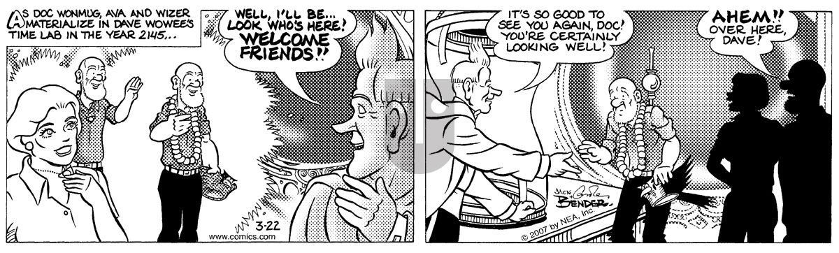 Alley Oop - Thursday March 22, 2007 Comic Strip