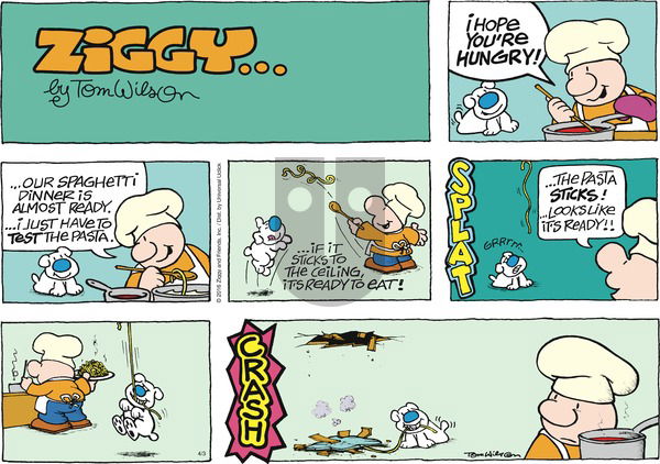 Ziggy on Sunday April 3, 2016 Comic Strip