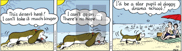 Fred Basset on Saturday September 11, 2010 Comic Strip