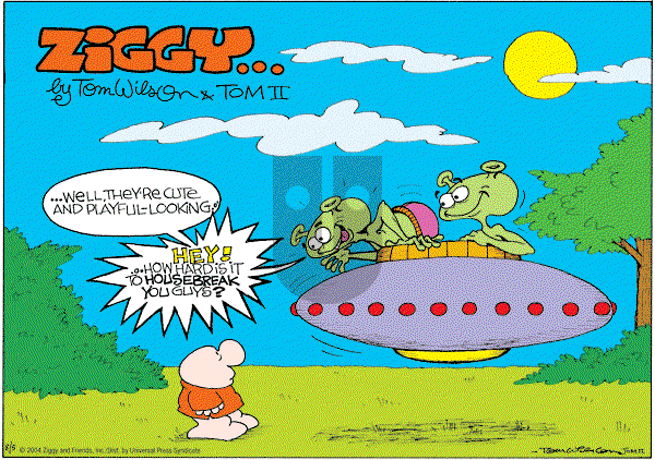 Ziggy - Sunday August 5, 2007 Comic Strip