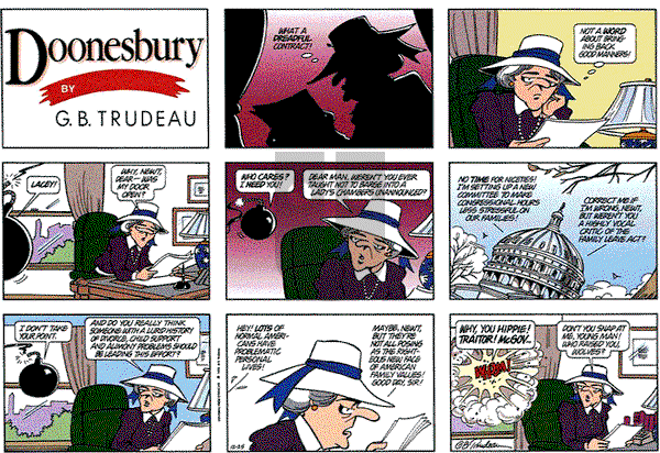 Doonesbury on Sunday December 25, 1994 Comic Strip